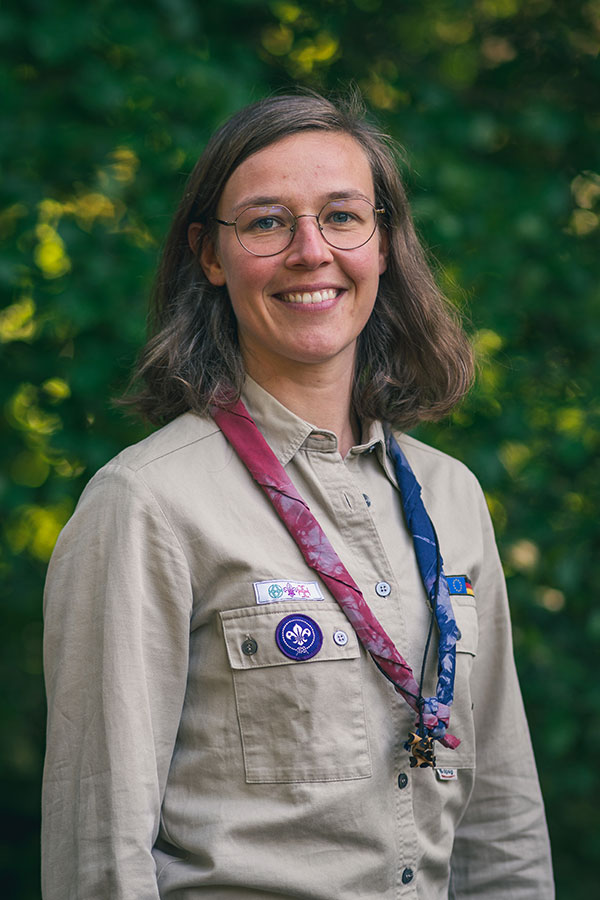 Annkathrin Meyer, wiedergewählte DPSG-Bundesvorsitzende (Foto: Sebastian Boblist)